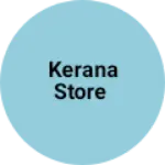 Business logo of Kerana store