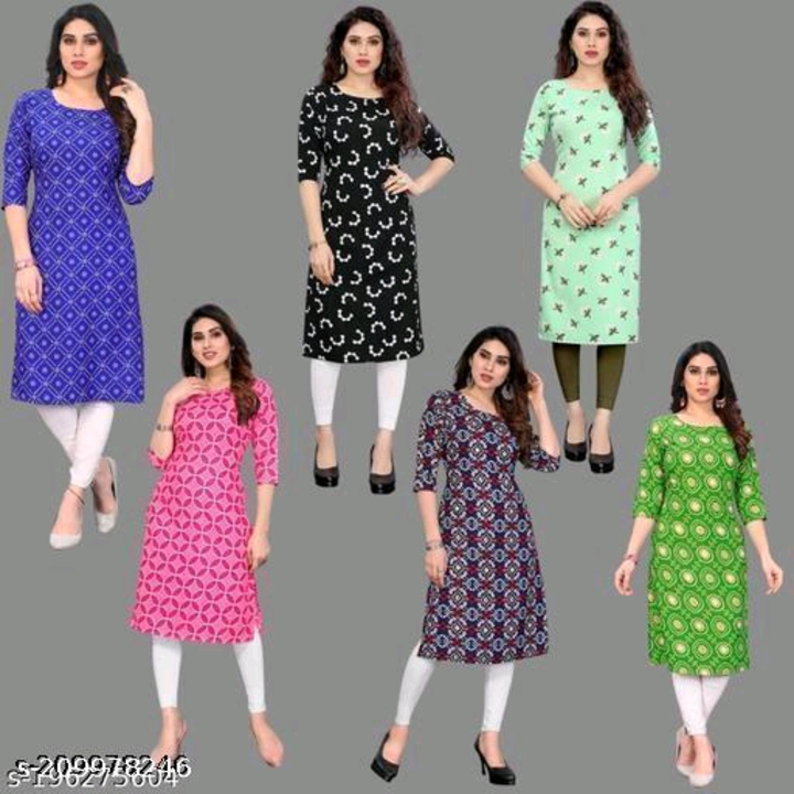 Pack of 6 kurti  uploaded by Gangwar trading company  on 4/7/2023