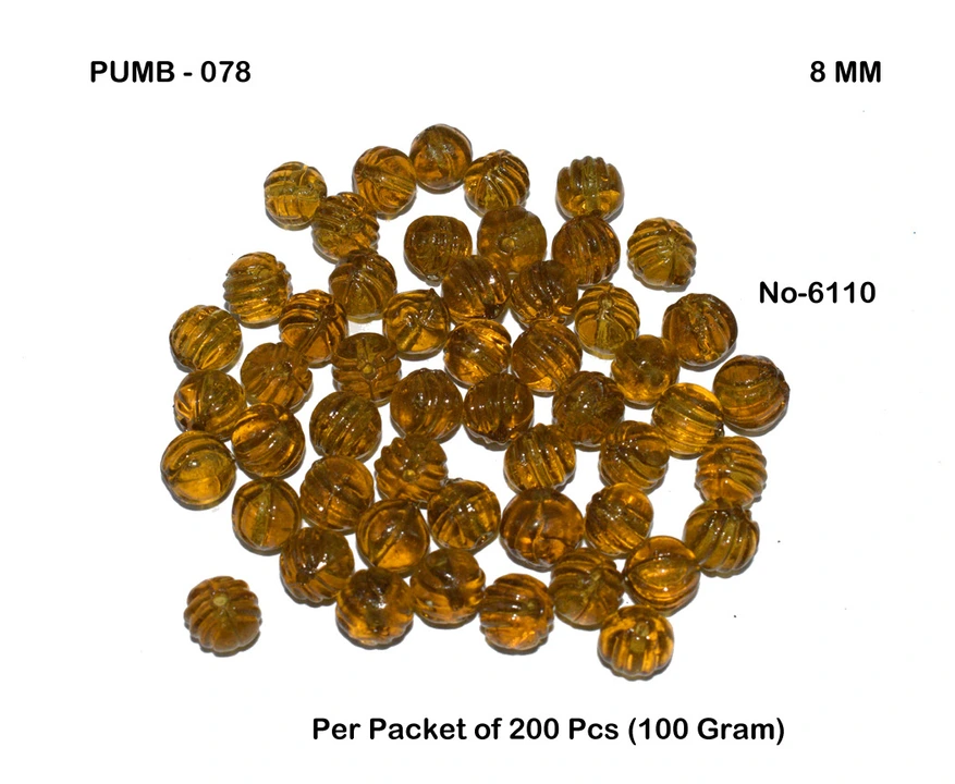 Pumpkin glass beads uploaded by A.I.H GLASS BEADS INDUSTRIES on 4/7/2023