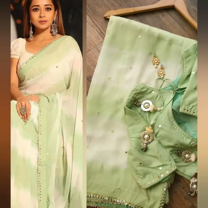 Georgette saree  uploaded by RV FASHION on 4/7/2023