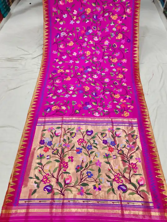 Totally handmade paithani Borket saree  uploaded by Nathanand paithani on 4/7/2023