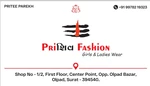 Business logo of PRishiv Fashion