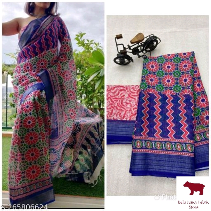 Jivika Fashionable Sarees
Name: Jivika Fashionable Sarees
Saree Fabric: Cotton Linen
Blouse: Running uploaded by business on 4/7/2023