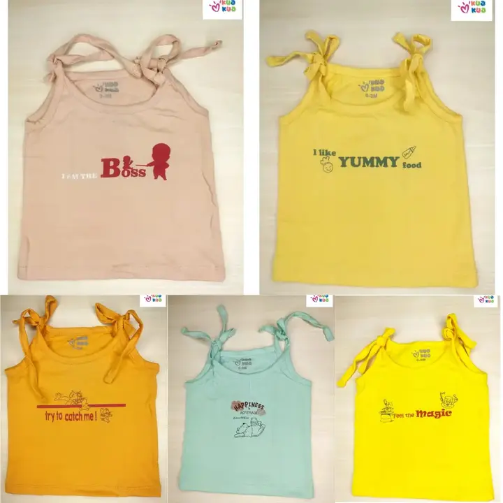 Babies New Collection Tank Tops, brand:kuakua  uploaded by Avarnas on 5/28/2024