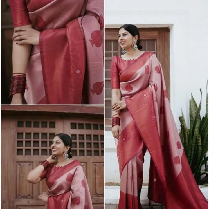  BEAUTIFUL Saree RICH PALLU AND JACQUARD WORK ON ALL OVER THE uploaded by Mukesh creation  on 4/7/2023