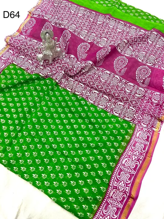 Chanderi Cotton Handloom Sarees  uploaded by L & S GOODS CO on 4/7/2023