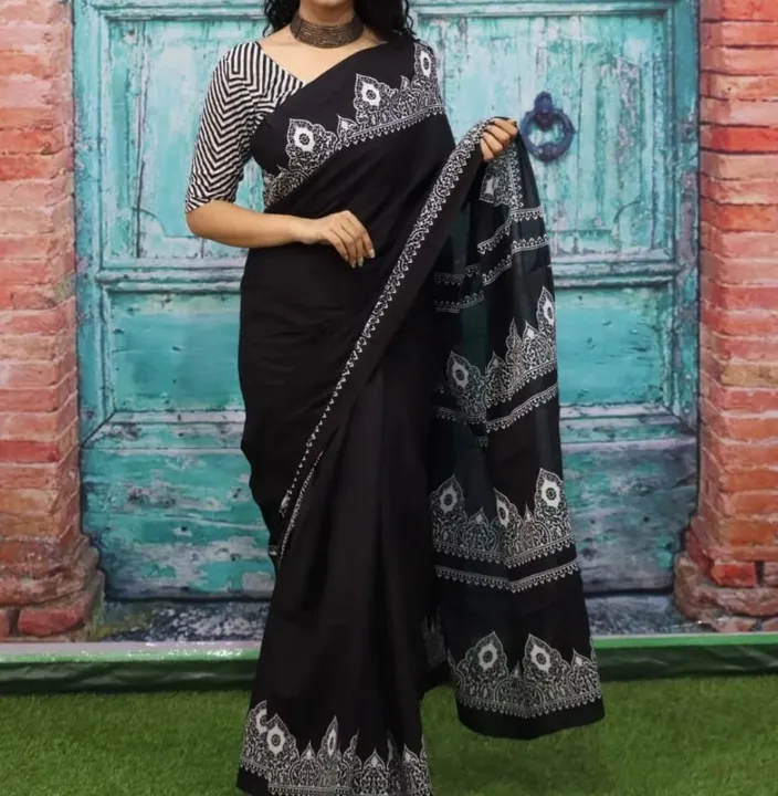 Mulmul cotton saree  uploaded by business on 4/7/2023