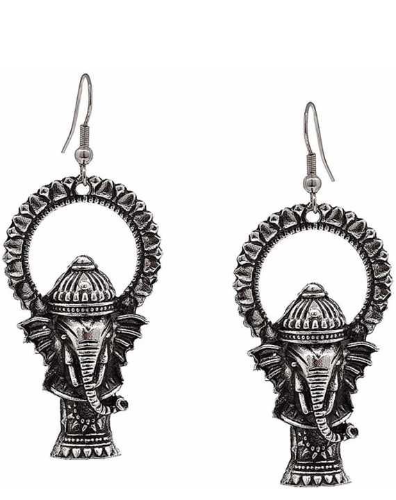 Ganpati earrings | golden colour | earrings | Ganesh earrings | Holi sale | oxidised Ganesh earrings uploaded by business on 3/3/2021