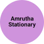 Business logo of Amrutha stationary