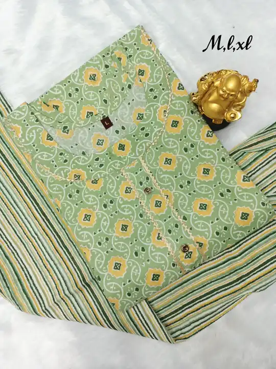 Primium Cotton straight kurti pant set uploaded by Fatema Fashion on 4/7/2023