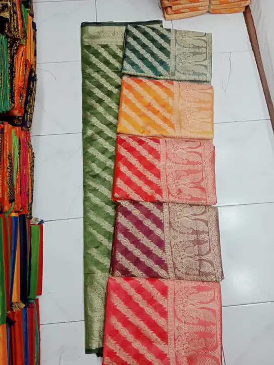 Organza saree  uploaded by business on 4/7/2023