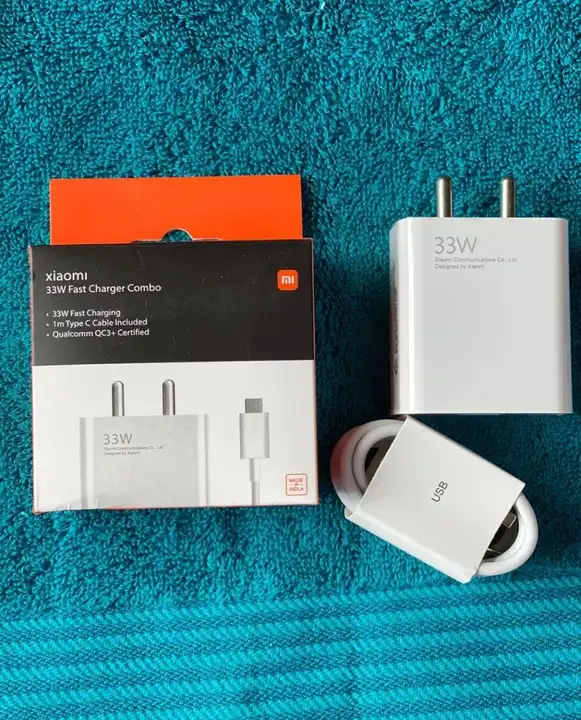 XIAOMI 33W ORIGINAL CHARGER WITH 6 AMPERE TYPE C DATA CABLE  uploaded by DJ TECHNOLOGY on 4/7/2023