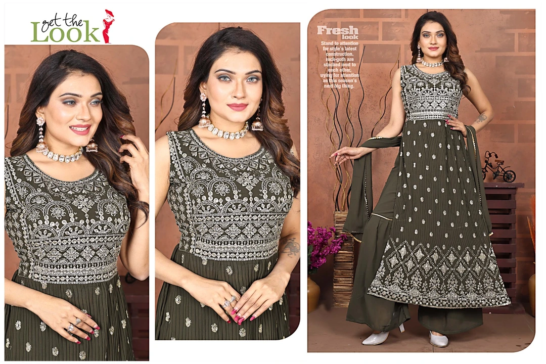 All readymate and unstitch suits items avaible low high medium all availble  uploaded by Radha Creation , Maira sales for Readymade items on 4/7/2023