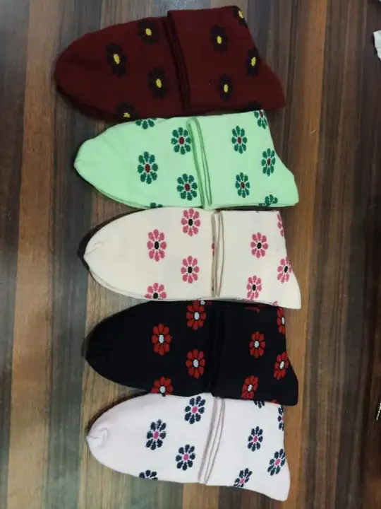 Lady socks uploaded by Mahadevkrupa Texknit  LLP on 4/7/2023