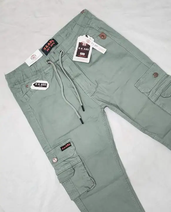 Premium Quality
👉Mens Strertchable 6 Pocket #Joggers
👉Brand : "H & ABS"
👉Size : 30-32-34-36
 uploaded by Amin Fashion on 4/7/2023