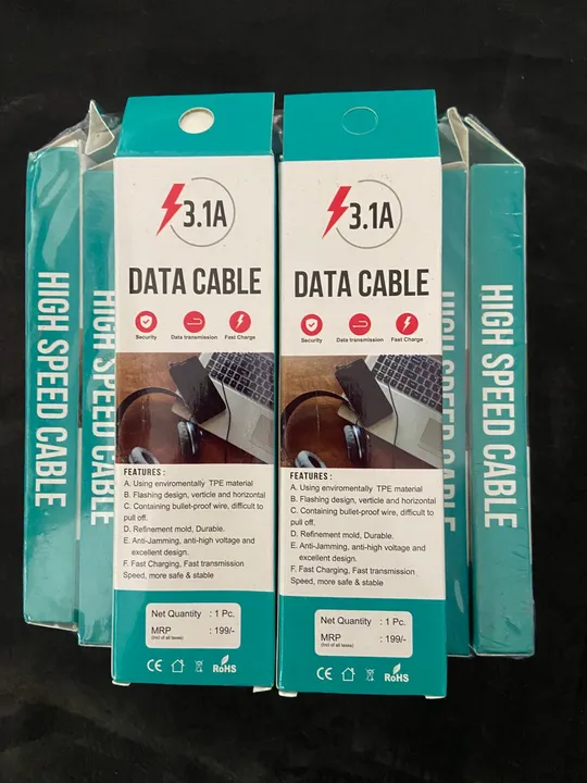 BLOUD DATA CABLE 3.1A I PHONE uploaded by Sachin Mobile Accessories Wholesale  on 4/7/2023