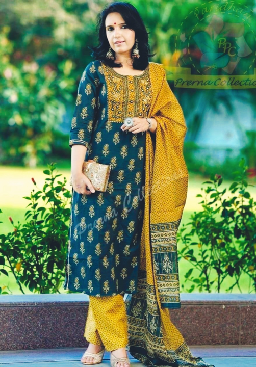 Kurti with pant set  uploaded by RS Fashion on 4/7/2023