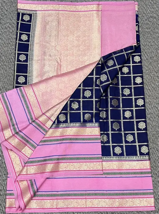 Banarasi dyeble warm silk saree with rich zari border and pallu
 uploaded by Bs_textiles7 on 4/7/2023