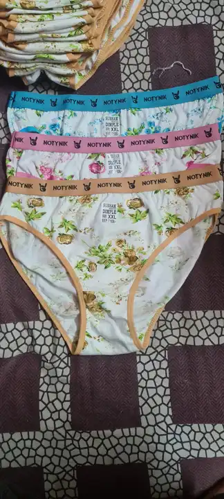 Pure cotton print parties comd fabric...F.A PANTIES MANUFACTURERS DELHI 870 014 5211 only wholesale  uploaded by business on 4/8/2023