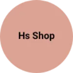 Business logo of Hs shop