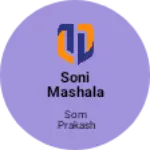 Business logo of Soni mashala pisai Kendra and kirana store