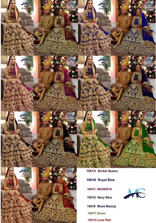 Mc lehenga choli wedding  uploaded by Taha fashion from surat on 4/8/2023