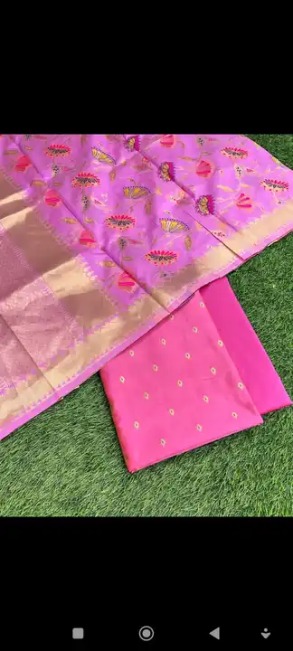 Banarasi Soft Silk 3 piece Suit with Minakari uploaded by Ayesha Fabrics on 4/8/2023