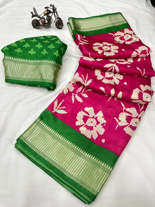 Binny crep silk saree uploaded by Gangwar trading company  on 4/8/2023