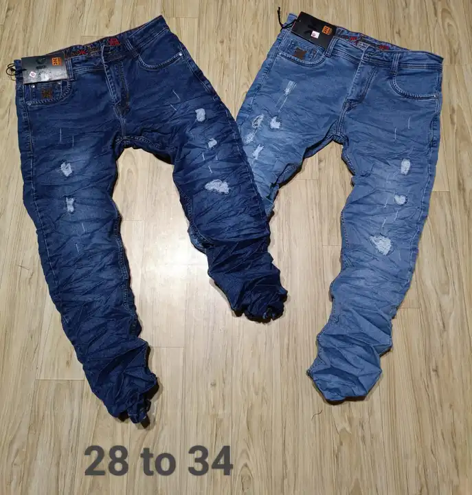 Cotton by cotton torn jeans uploaded by E and A clothings on 4/8/2023