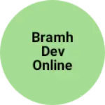 Business logo of Bramh dev online garments