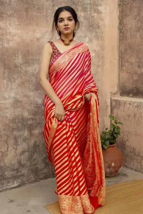 Jeqard sarees  uploaded by Queen of Ethnics on 4/8/2023