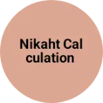 Business logo of Nikaht calculation