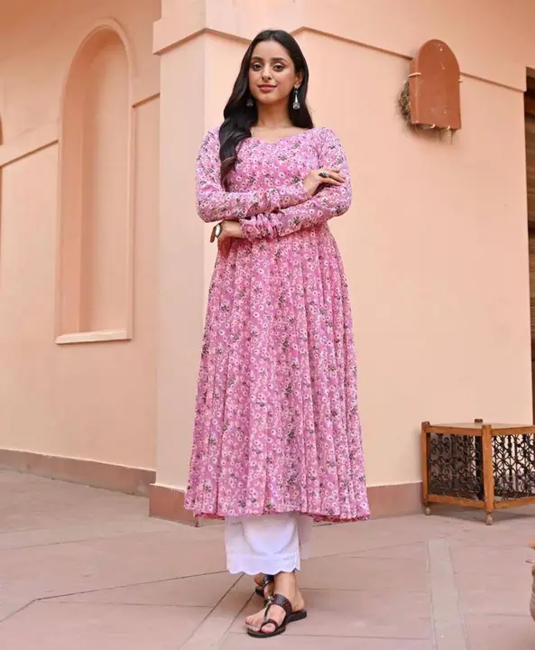 Pink kurti uploaded by Tanish fashion on 4/8/2023