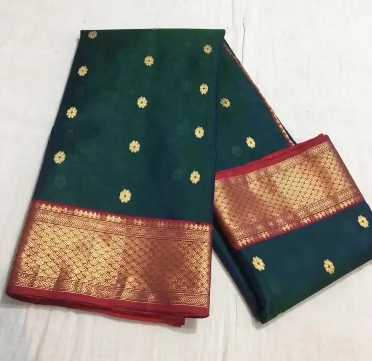 Chanderi handloom kataan silk saree uploaded by Royal_Elegance_Saree on 4/8/2023