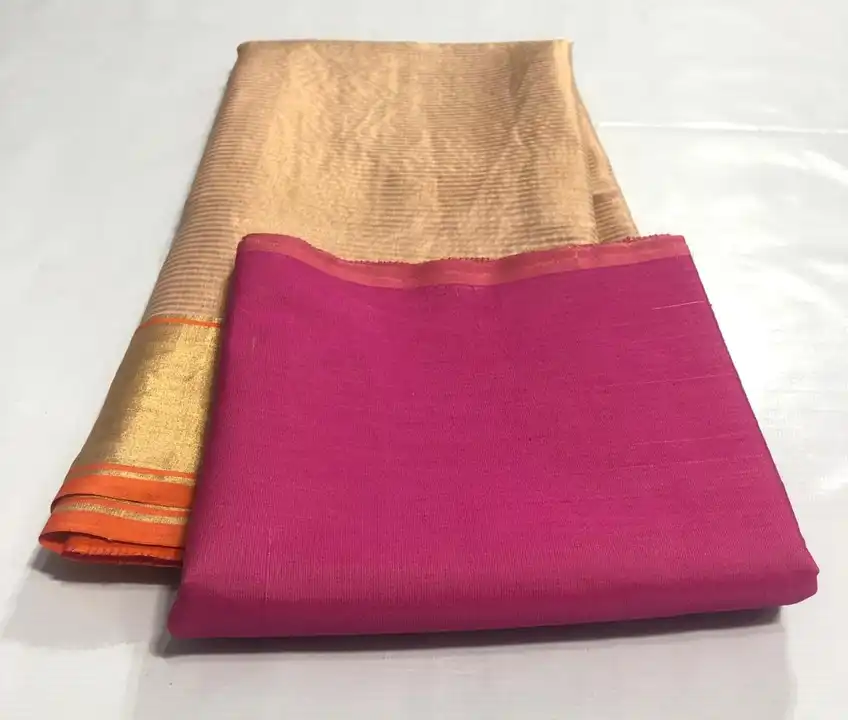 CHANDERI traditional handwoven pattu silk saree  uploaded by WEAVER'S ORIGIN silk and Sarees on 4/8/2023