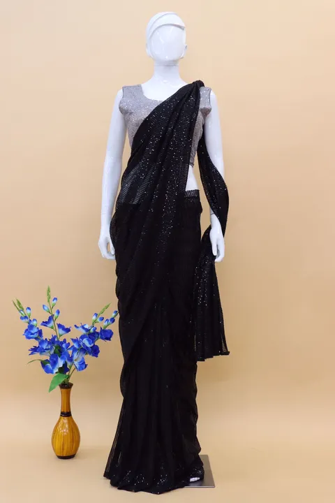 Ready to wear party wear saree uploaded by pink Rose fashion Store  on 4/8/2023