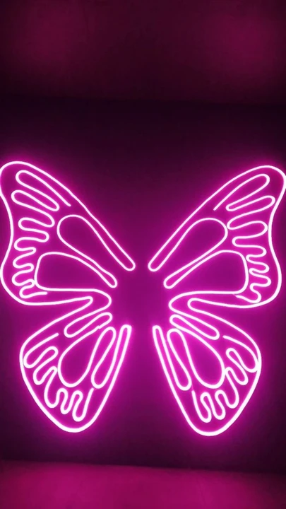 Butterfly neon sign 48*24(inches) uploaded by Signex print media on 4/8/2023