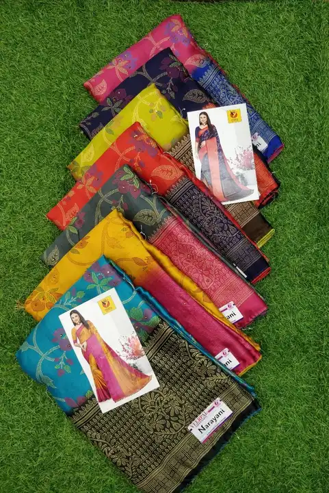 Synthetic fancy sarees for daily wear  uploaded by Manik Enterprises on 4/8/2023