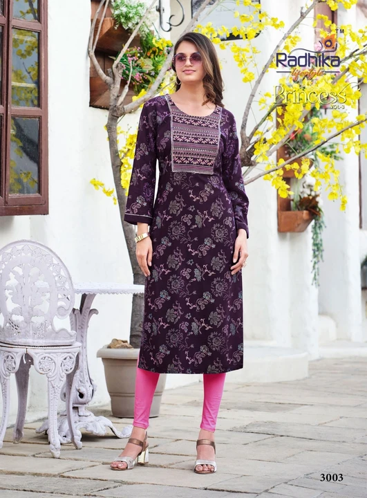 Rayon embroidery kurti uploaded by Kaashraagya India Pvt Ltd on 4/8/2023