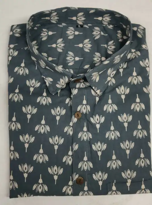 Sanganeri printed half sleeve shirt  uploaded by Vrati Creations on 4/8/2023