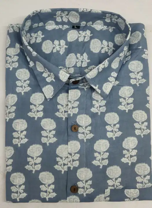 Sanganeri printed half sleeve shirt  uploaded by business on 4/8/2023