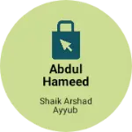 Business logo of Abdul Hameed electronics and furniture
