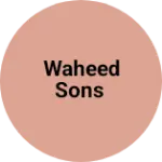 Business logo of Waheed sons