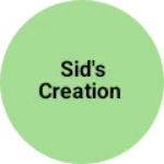 Business logo of Sid's creation