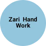 Business logo of Zari hand work