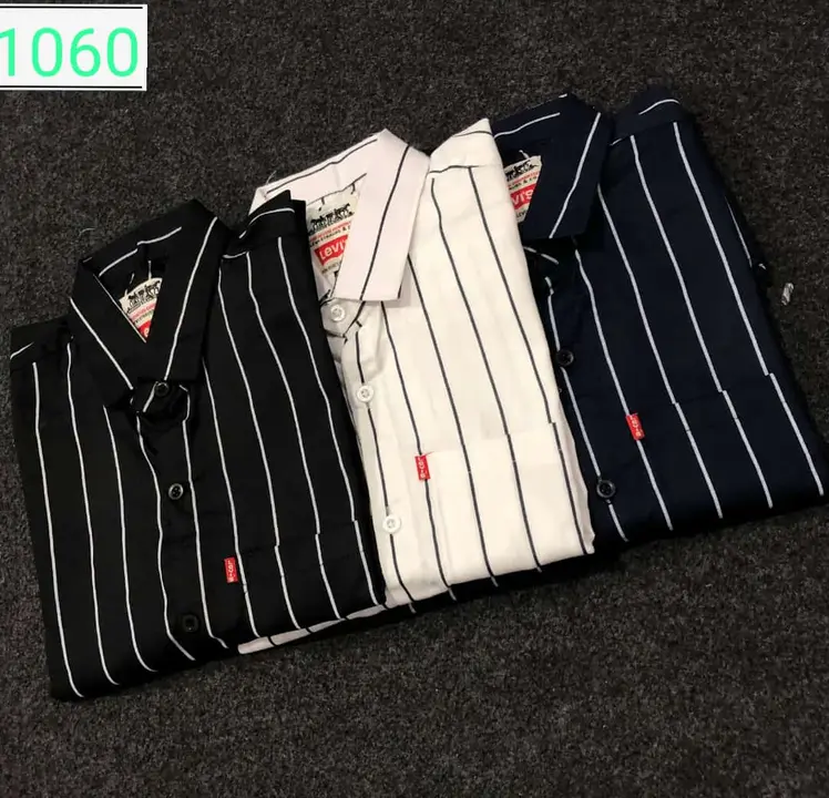 Stripes Shirt - Twill - MOQ 9pc uploaded by Gagan Apparels on 4/8/2023