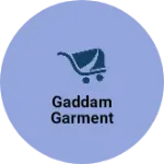 Business logo of Gaddam garment
