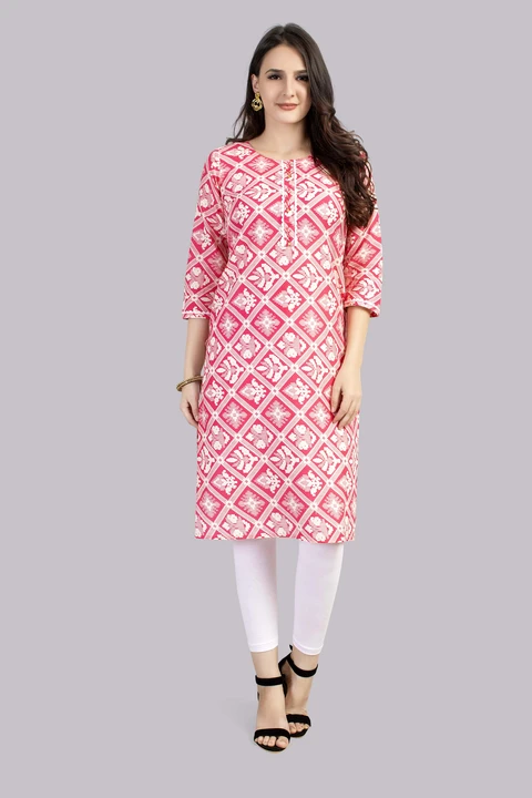 Embroided Chanderi Kurti uploaded by Blueberry Garments on 4/8/2023