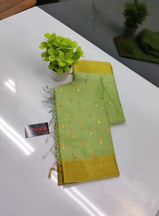 Lenin soft saree uploaded by business on 3/3/2021