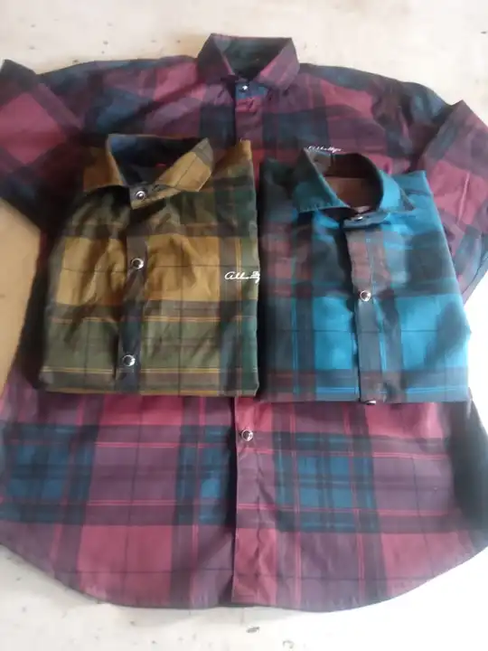 Mens reversible cheks Shirts  uploaded by Asian blue on 4/8/2023